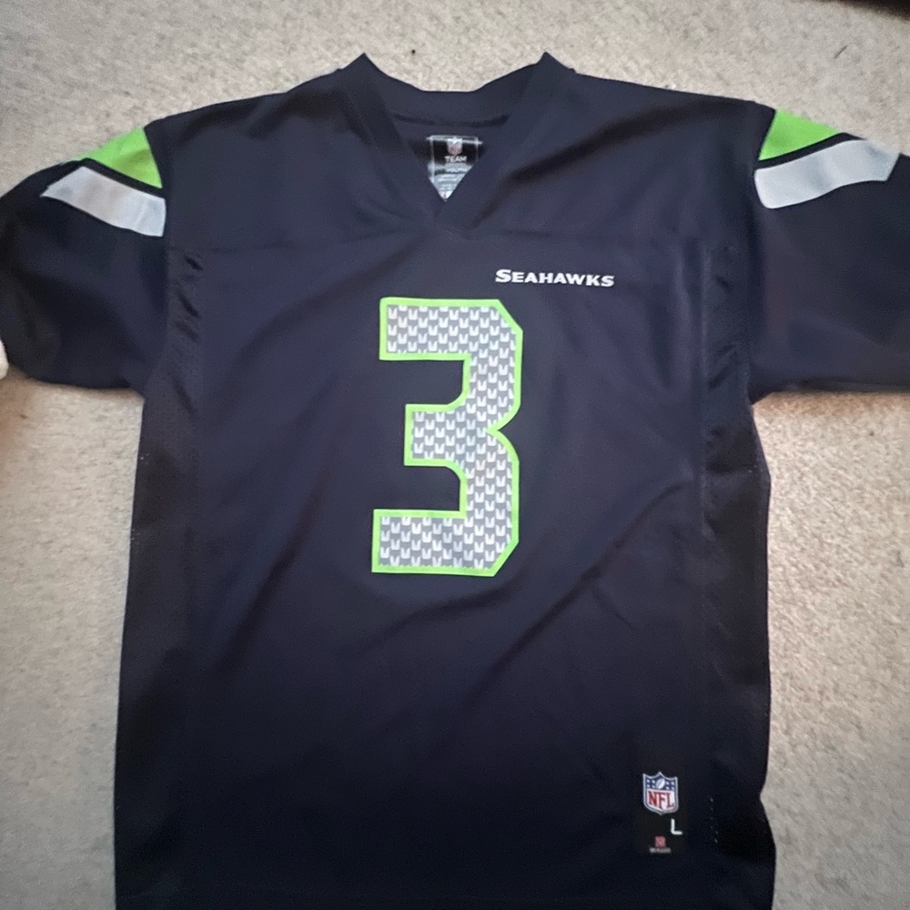 Russell Wilson Seahawks Jersey youth
